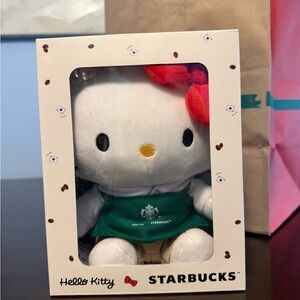 Starbucks Hello Kitty 2025 limited edition boxed plush